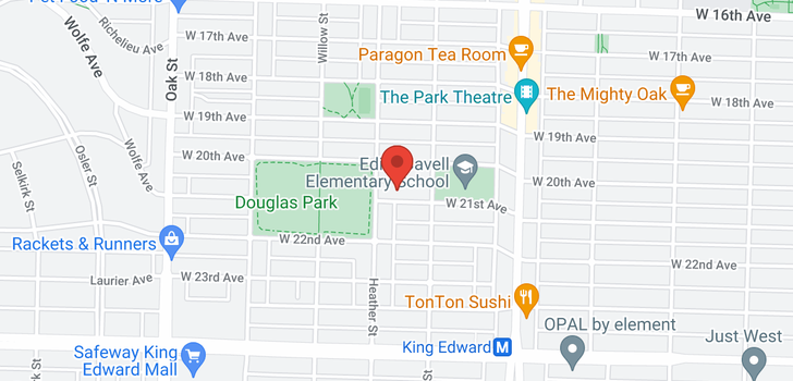 map of 661 W 21ST AVENUE